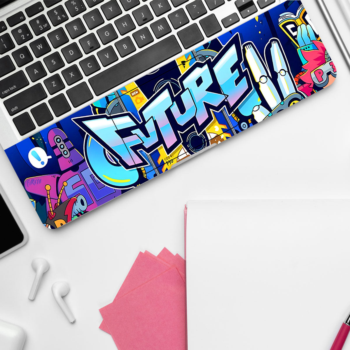 Futuristic Cyberpunk Vision Laptop Skin