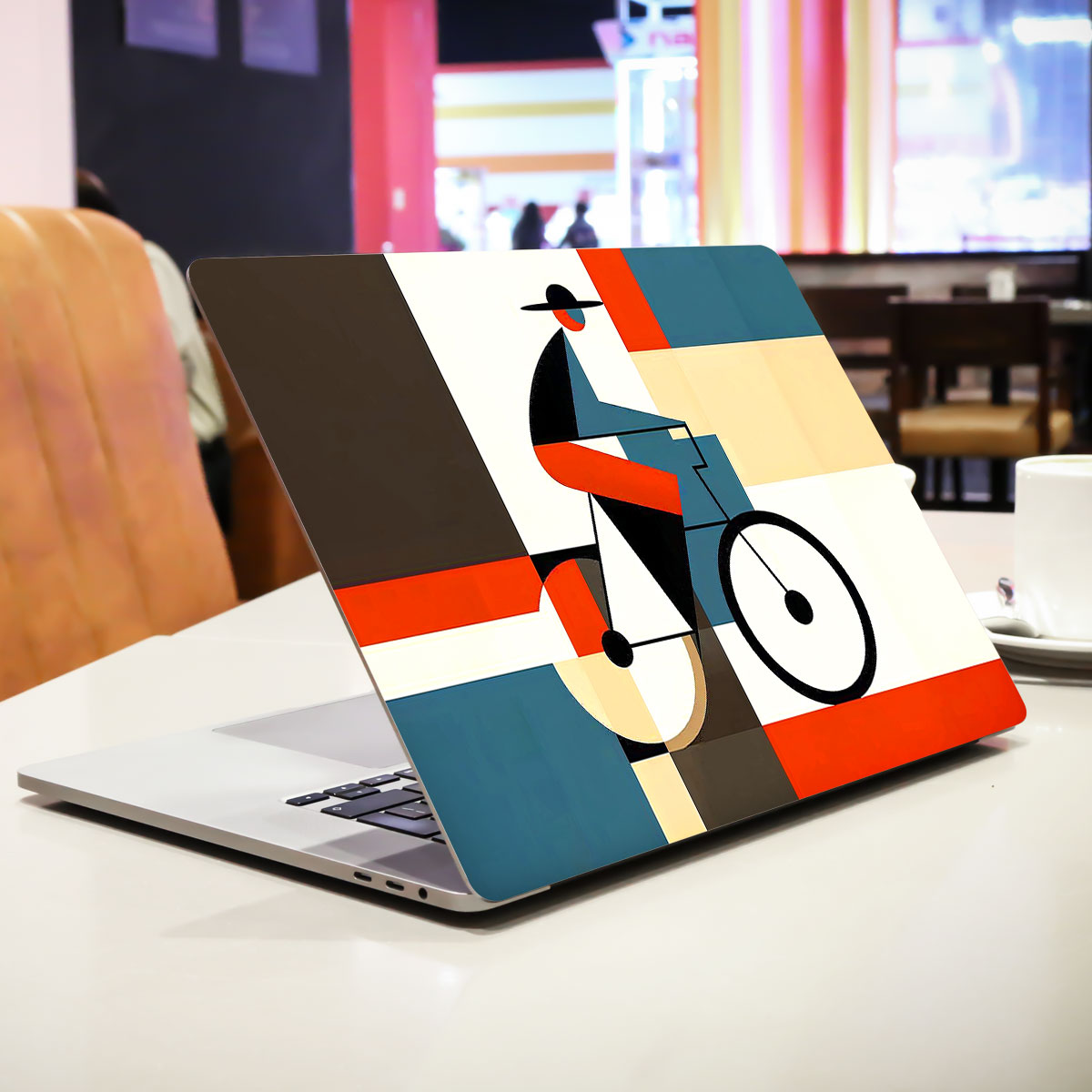 Bauhaus Cyclist Laptop Skin
