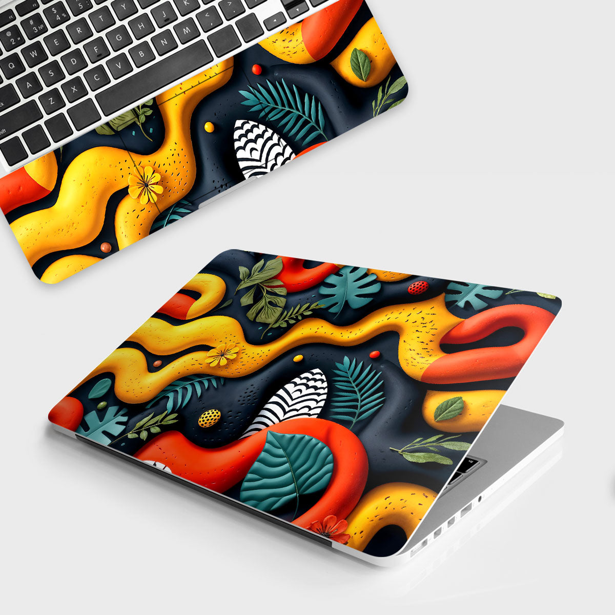 Tropical Flow Relief Laptop Skin