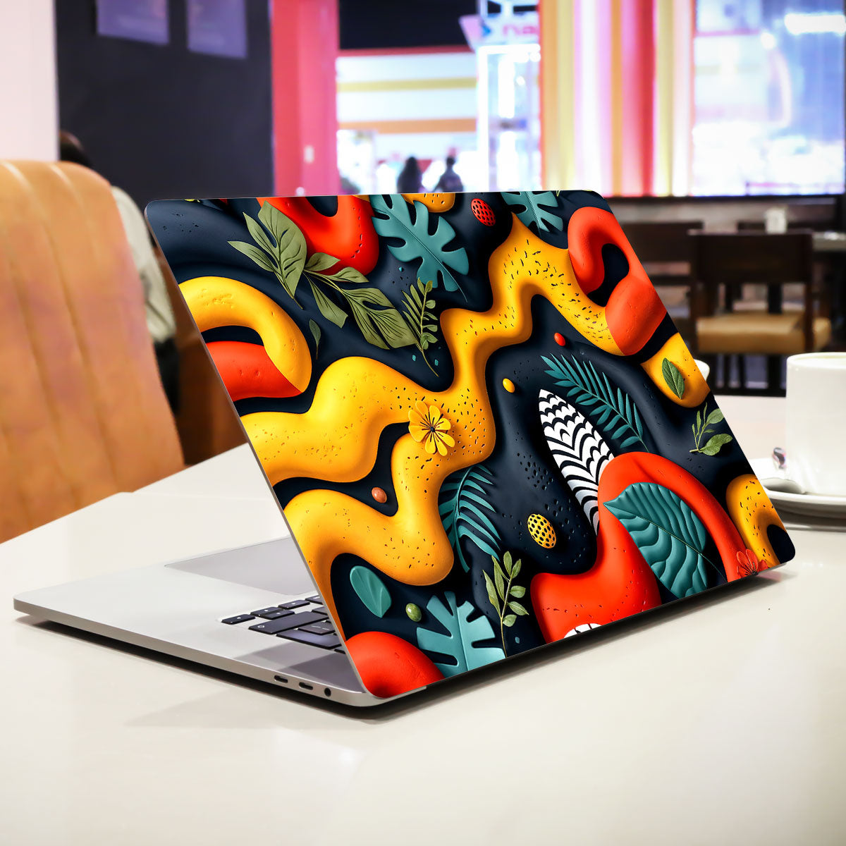 Tropical Flow Relief Laptop Skin