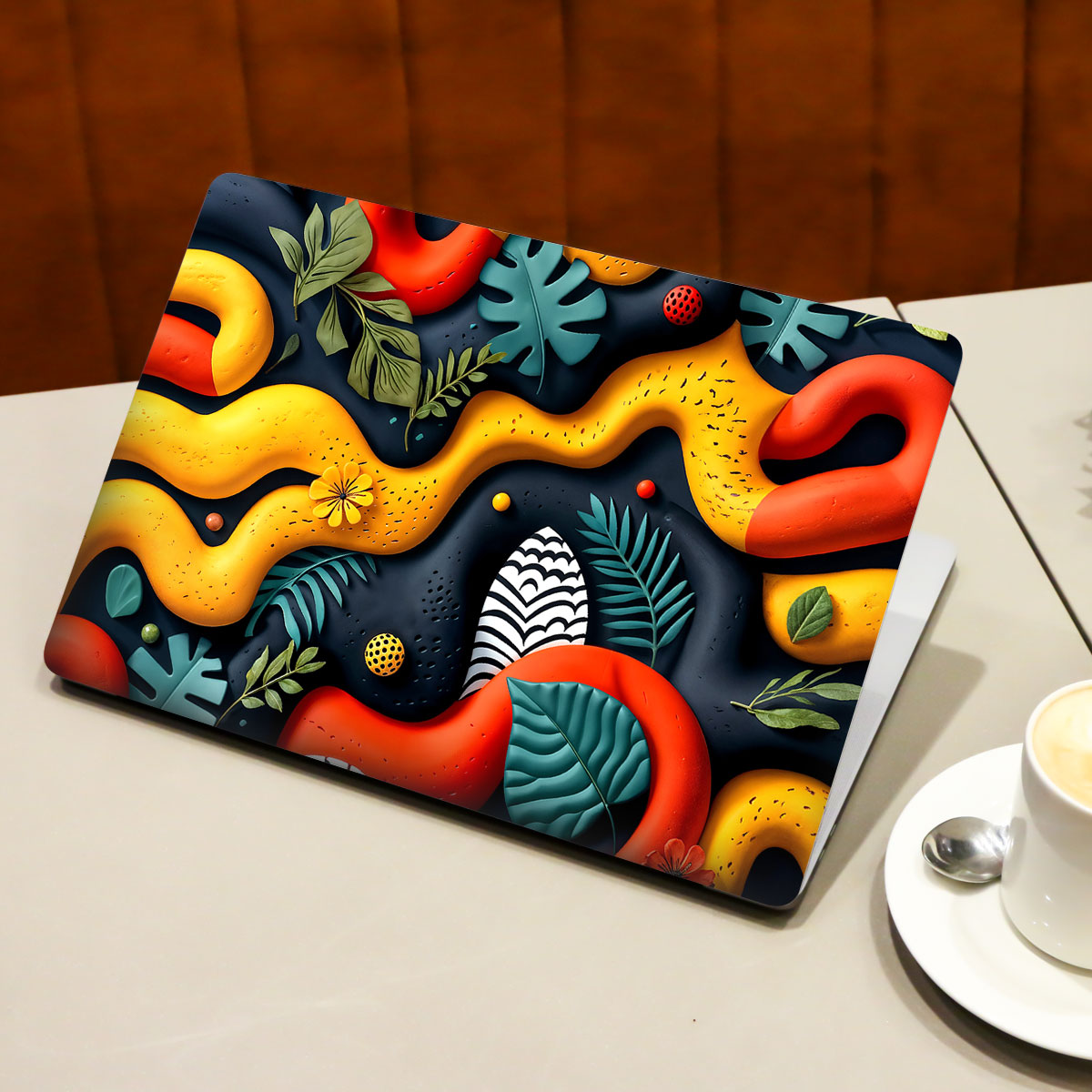 Tropical Flow Relief Laptop Skin
