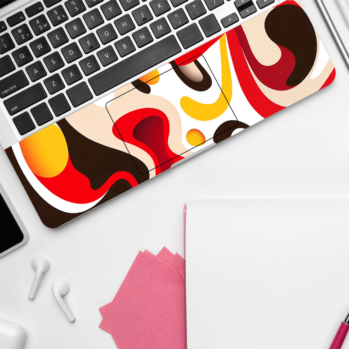 Ember Curves Laptop Skin
