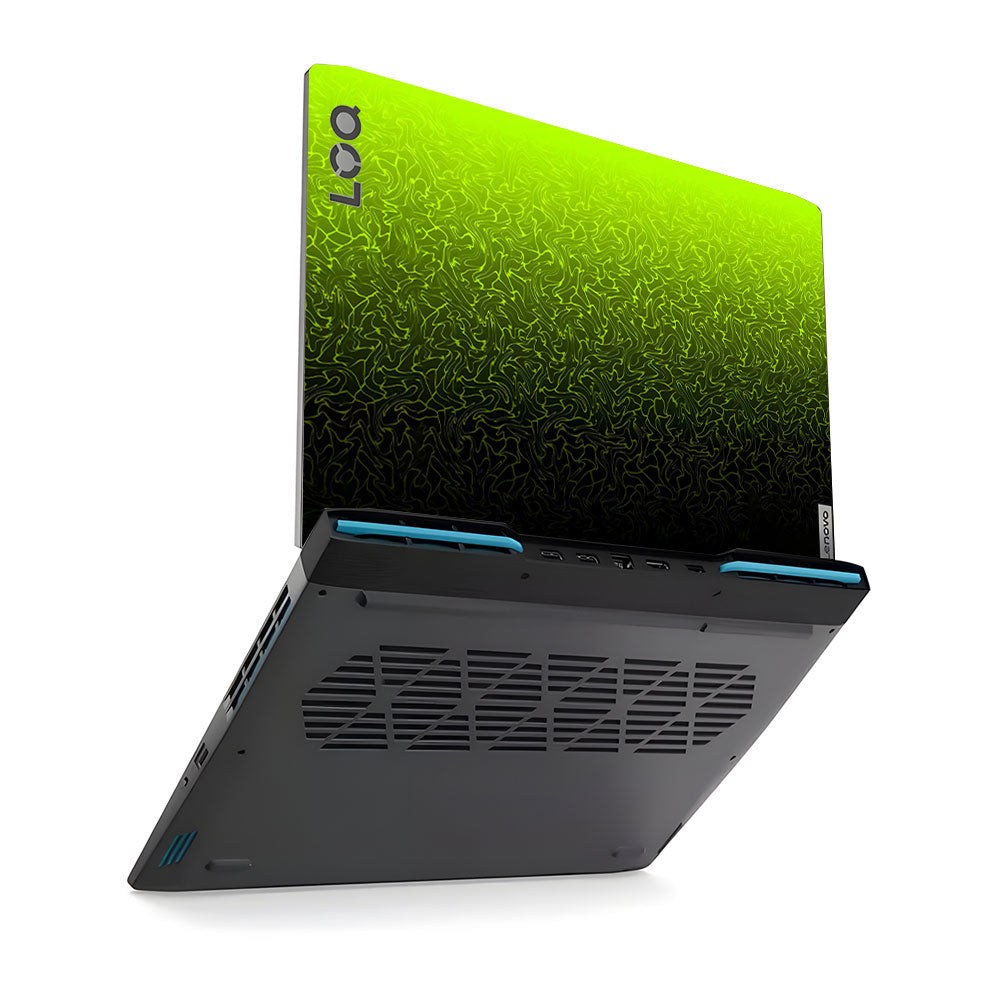 Lime Yellow to Black Gradient Lenovo LOQ 2023 15IRH8, 15APH8 Laptop Skin