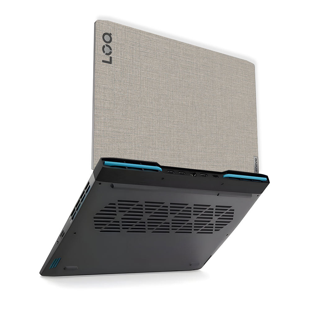 Textured Fabric Grey Lenovo LOQ 2023 15IRH8, 15APH8 Laptop Skin