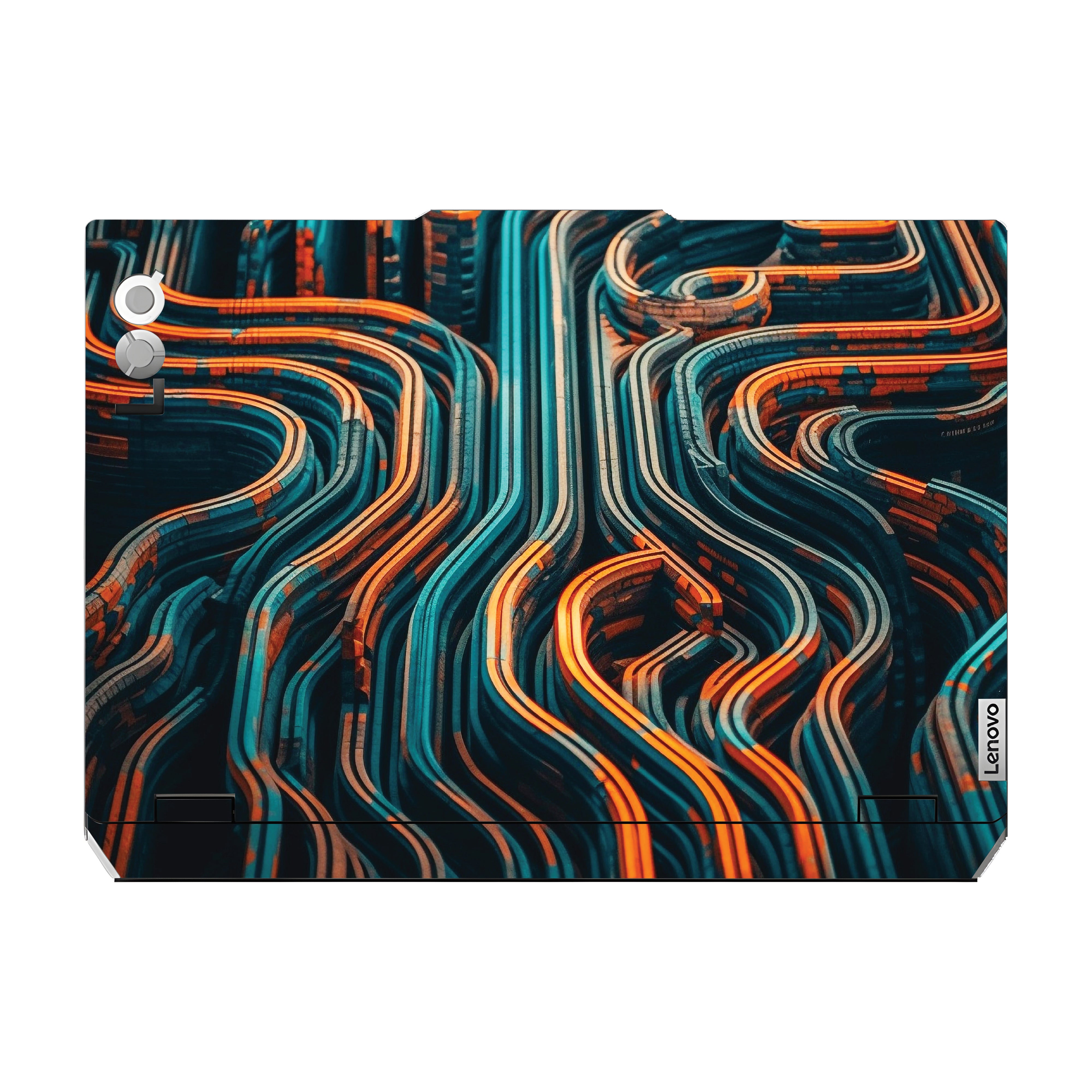 Glowing Stripes In Modern Set Lenovo LOQ 2024 Laptop Skin