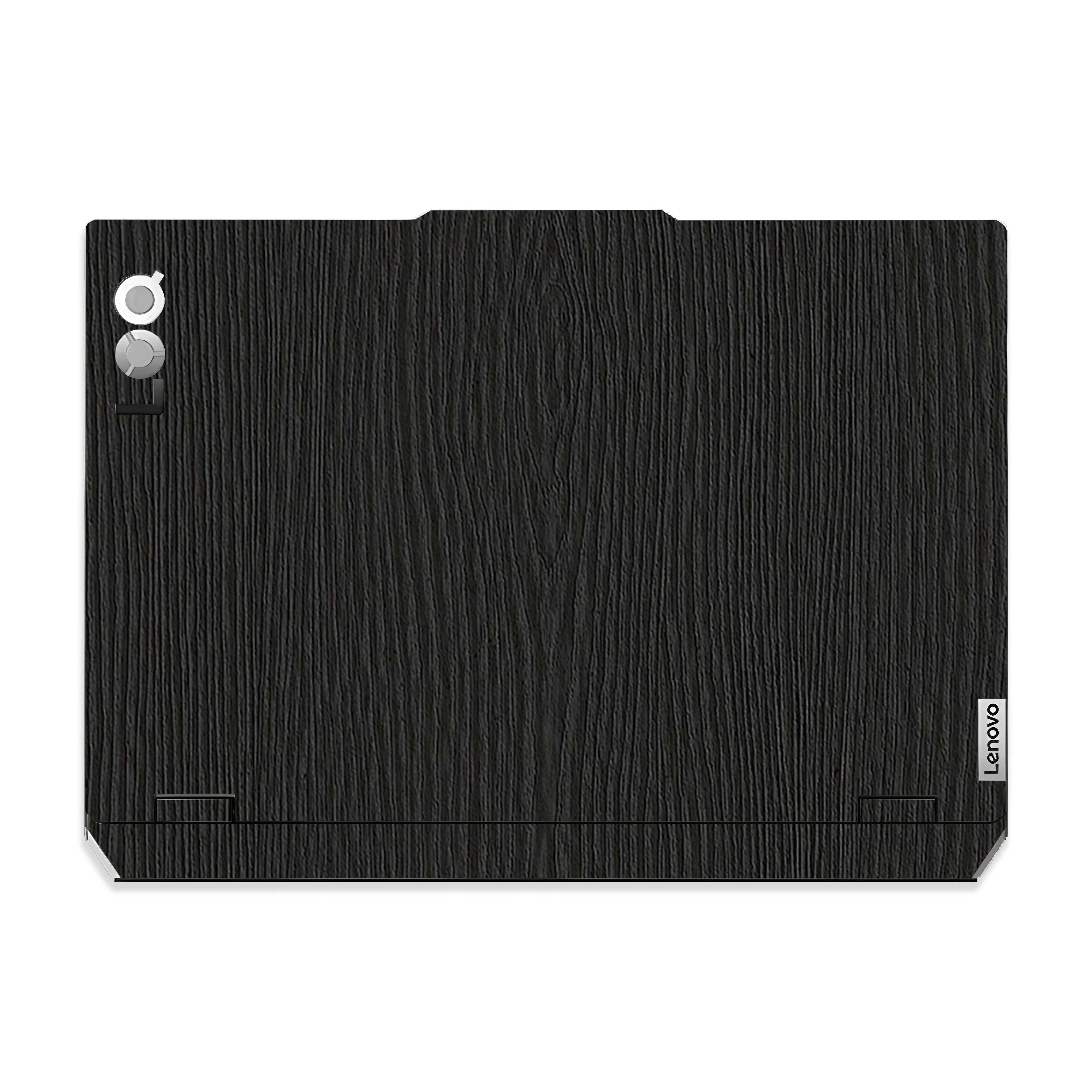Textured Black Wood Lenovo LOQ 2024 Laptop Skin
