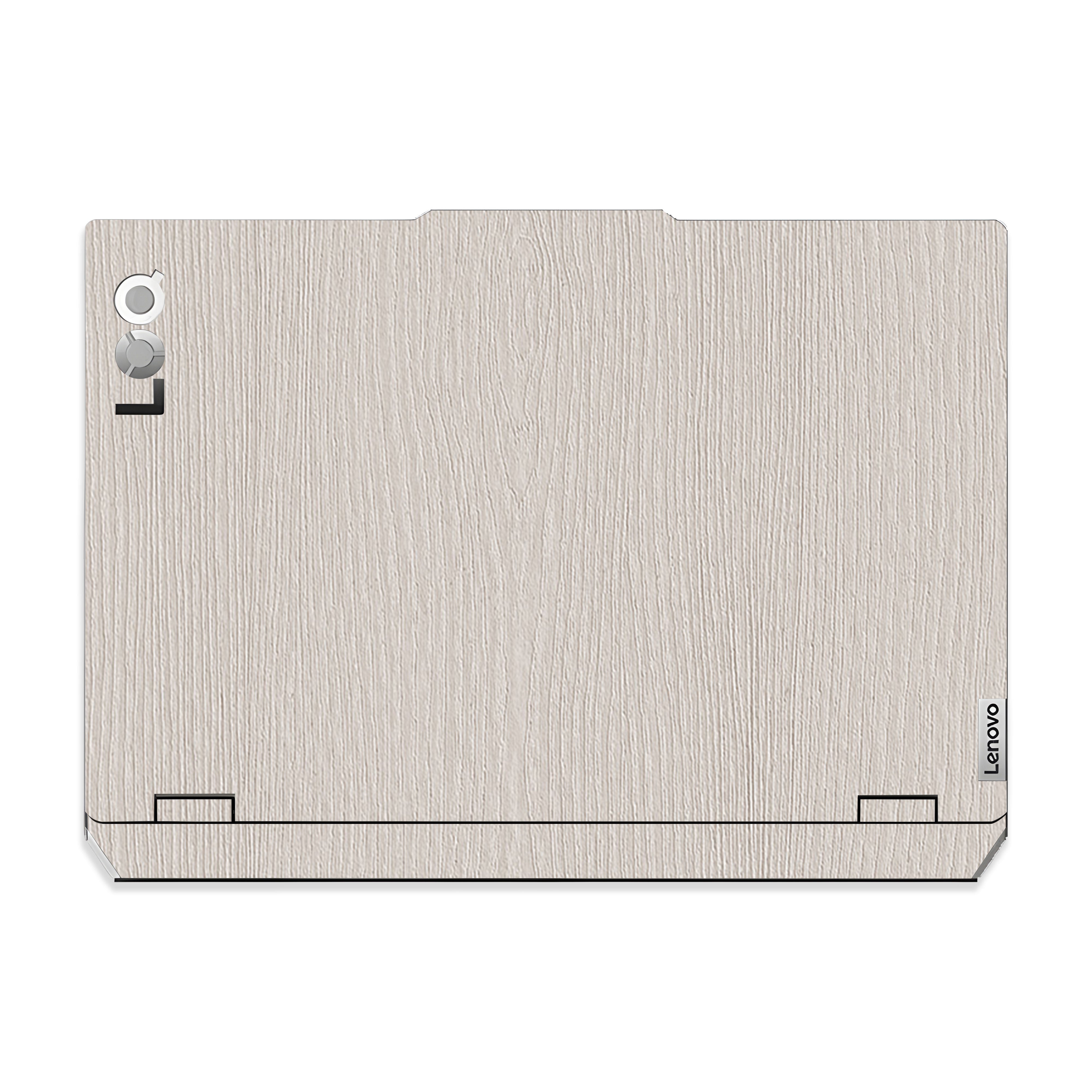Textured White Wood Lenovo LOQ 2024 Laptop Skin
