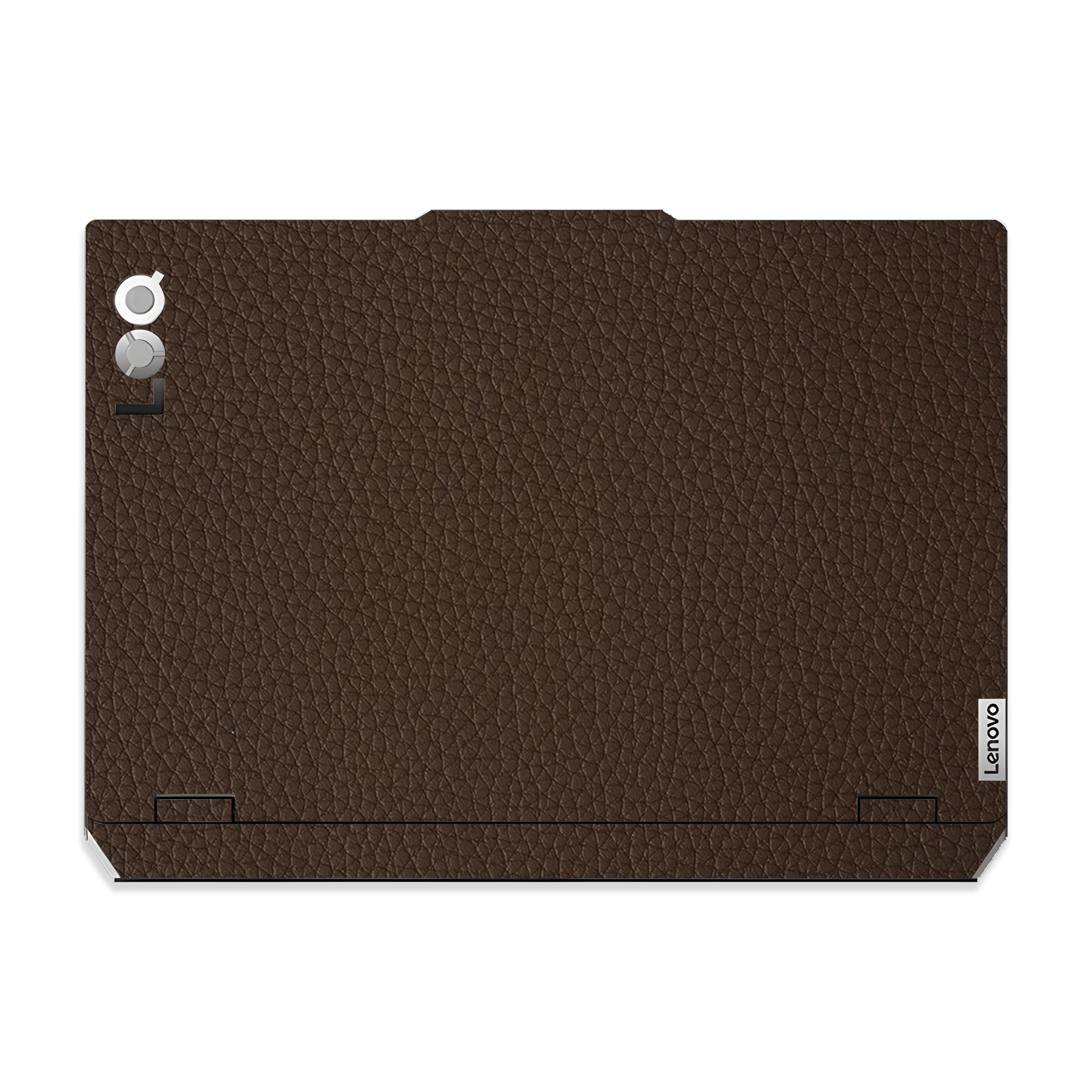 Textured Brown Leather Lenovo LOQ 2024 Laptop Skin
