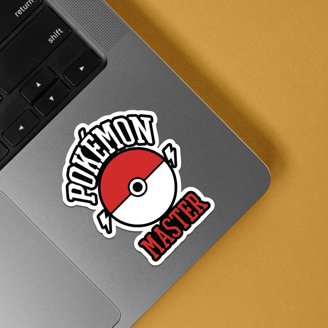 Pokemon Master Logo Anime Stickers
