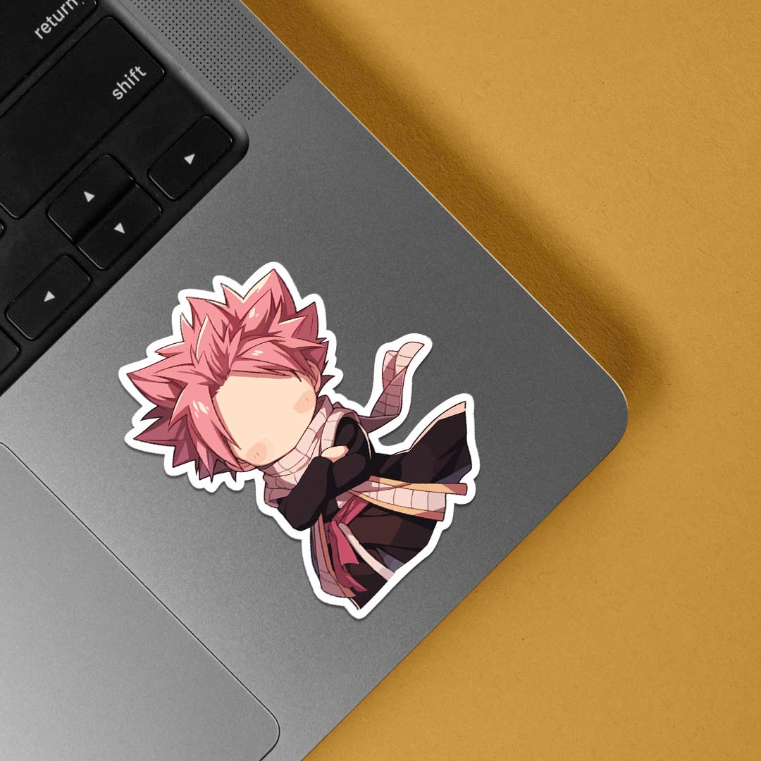 Natsu Chibi Fairy Tail Anime Stickers
