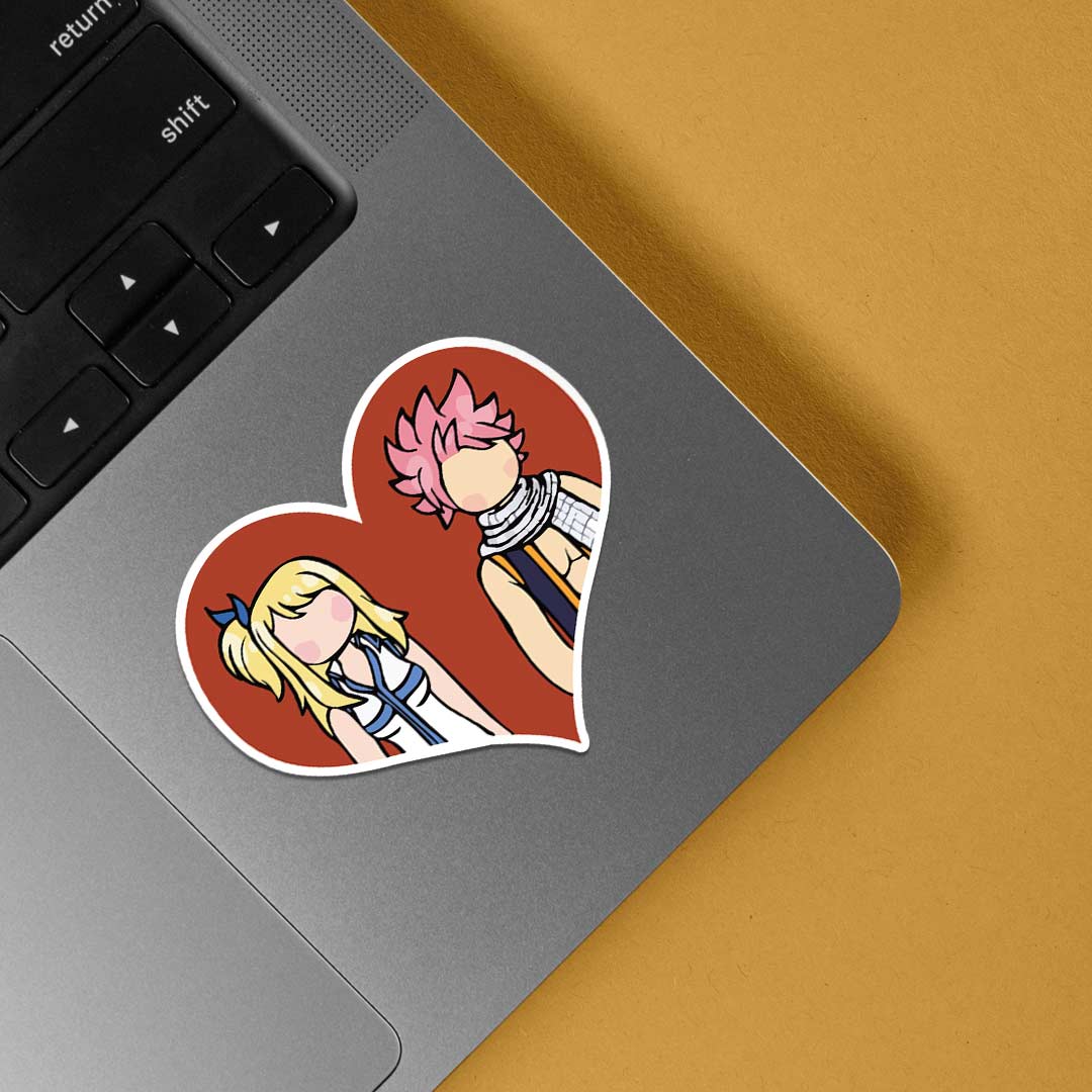 Natsu x Lucy Chibi Anime Stickers