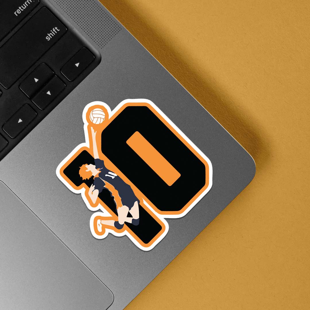 Hinata Number 10 Anime Stickers