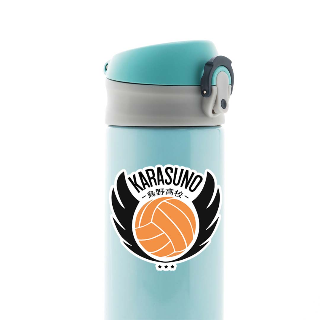 Karasuno Volleyball Team Crest Anime Stickers