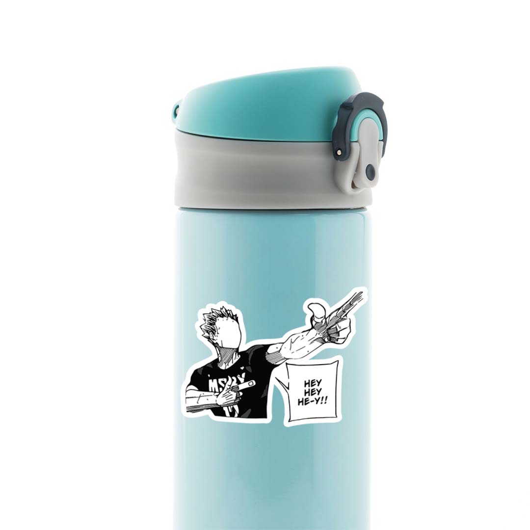 Bokuto Hey Hey He-Y Manga Style Anime Stickers