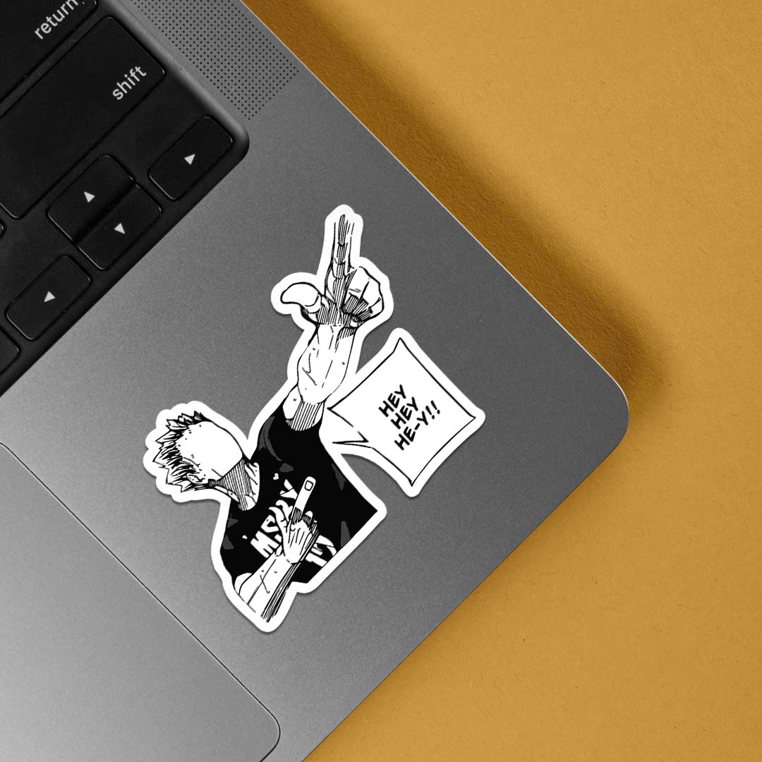 Bokuto Hey Hey He-Y Manga Style Anime Stickers