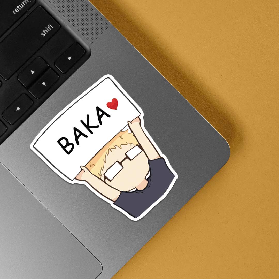 Tsukishima Baka Anime Stickers