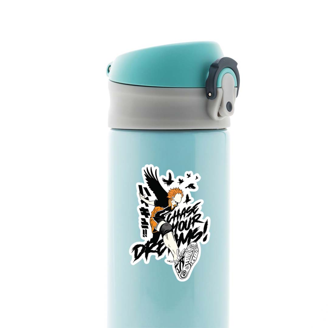 Chase Your Dreams Hinata Anime Stickers