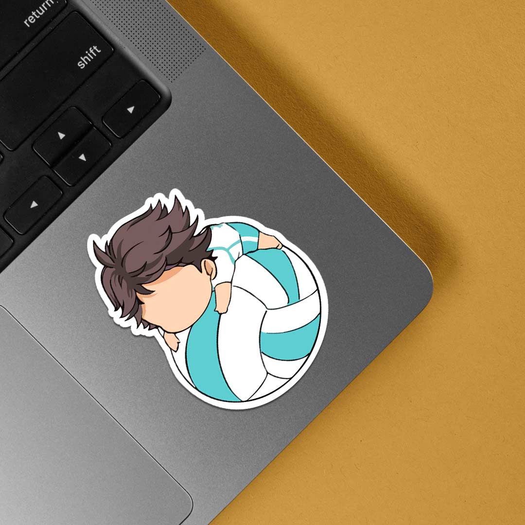 Chibi Oikawa on Volleyball Anime Stickers