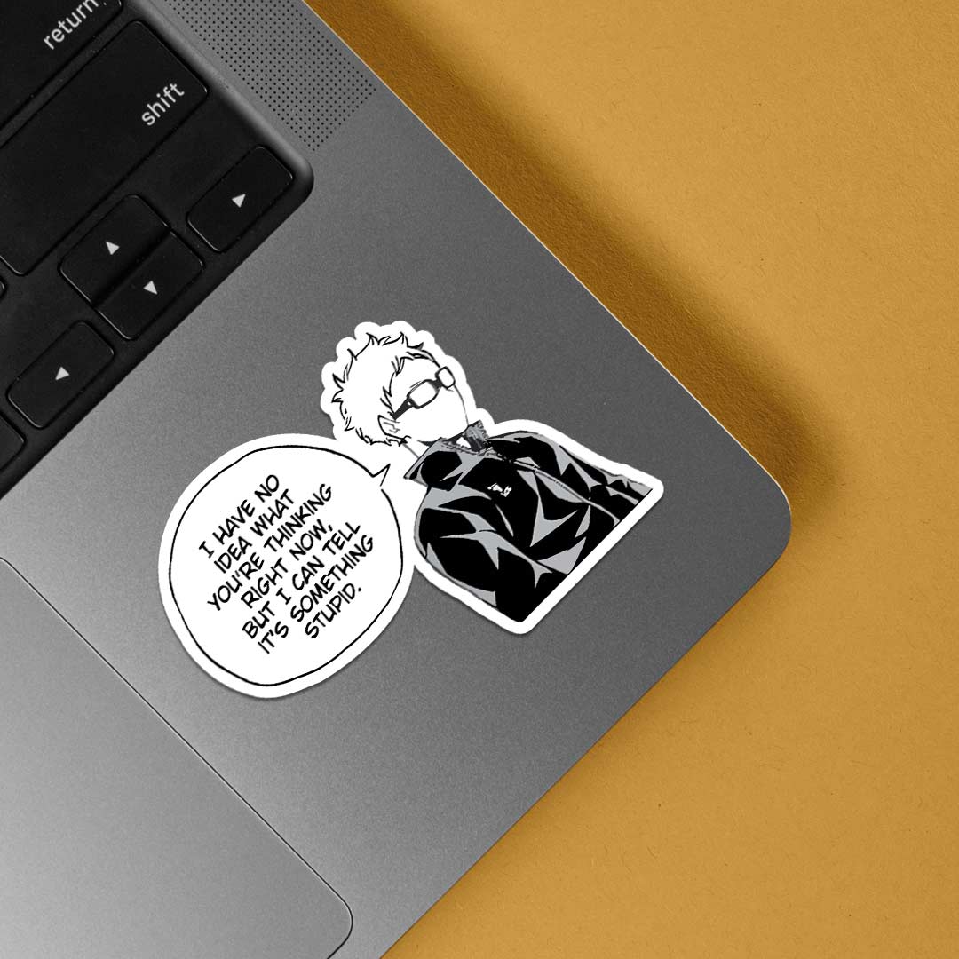 Tsukishima’s Brutal Honesty Anime Stickers
