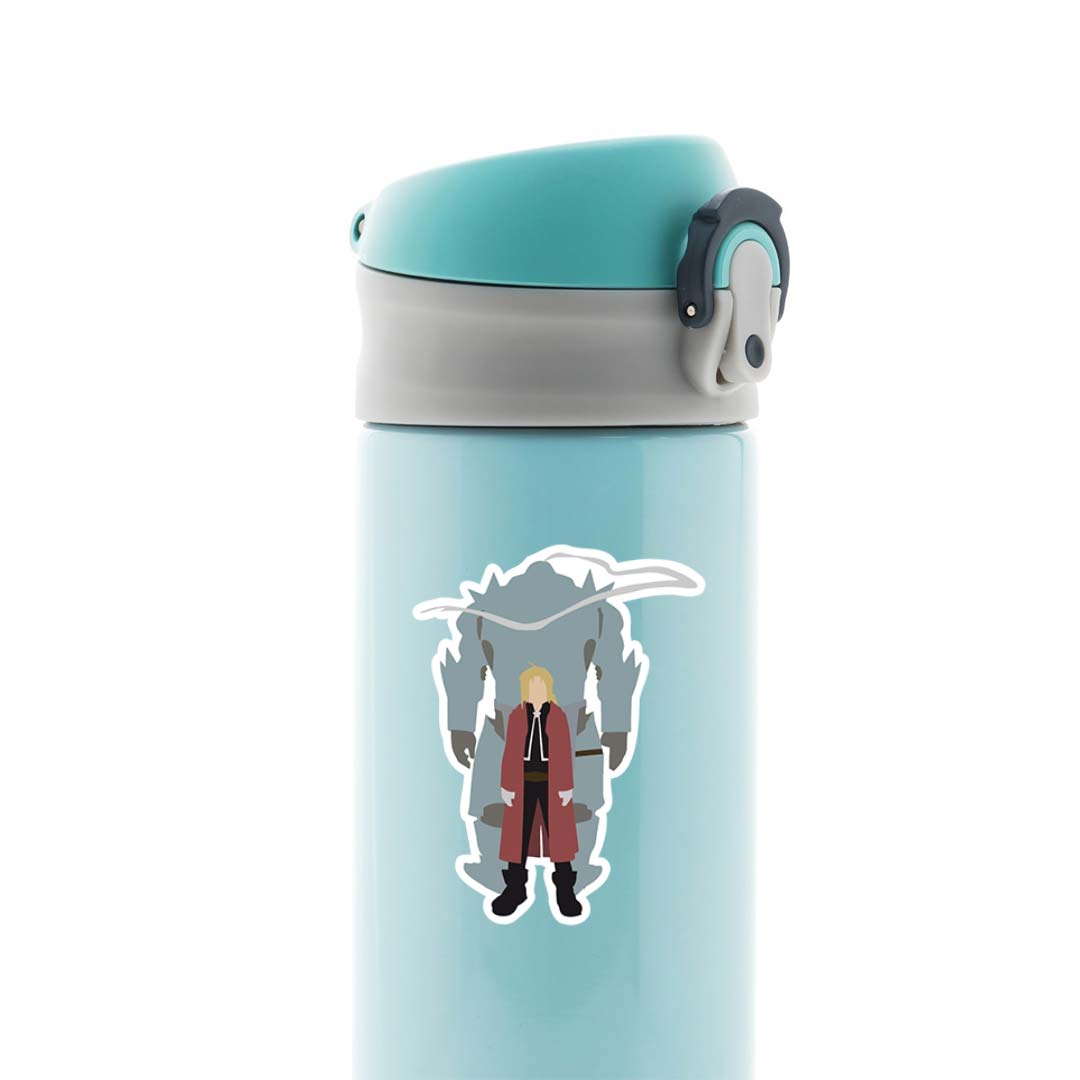 Edward & Al Minimalist Anime Stickers