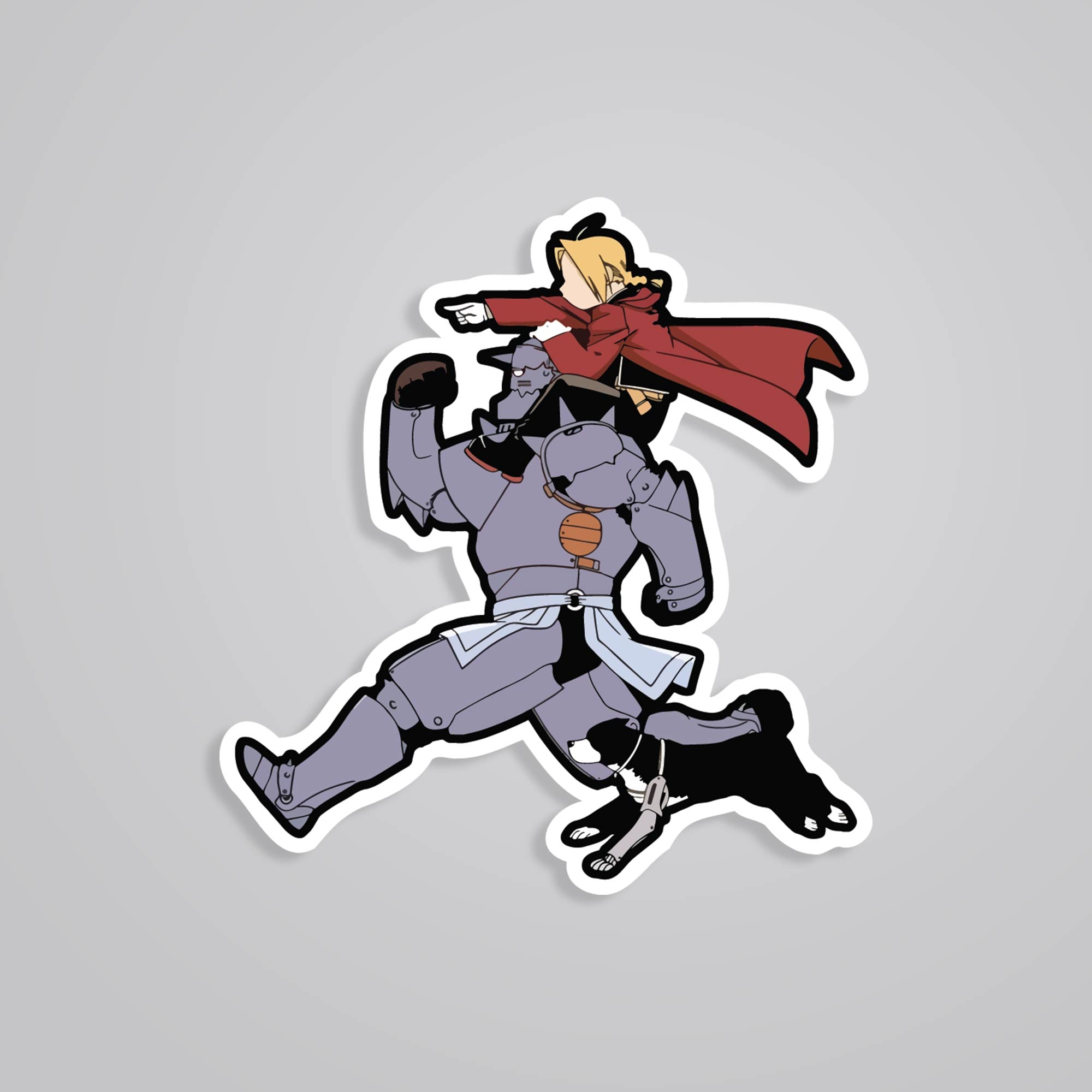 Fomo Store Stickers Anime Al Carrying Edward