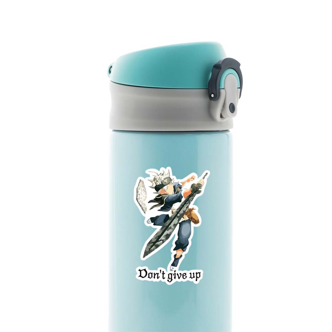 Don’t Give Up Asta Anime Stickers