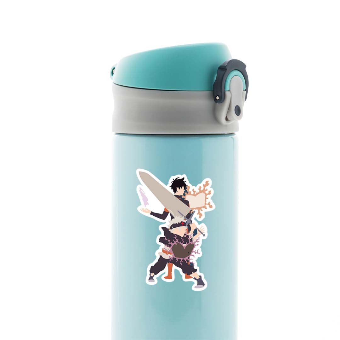 Asta and Yuno back to back Anime Stickers