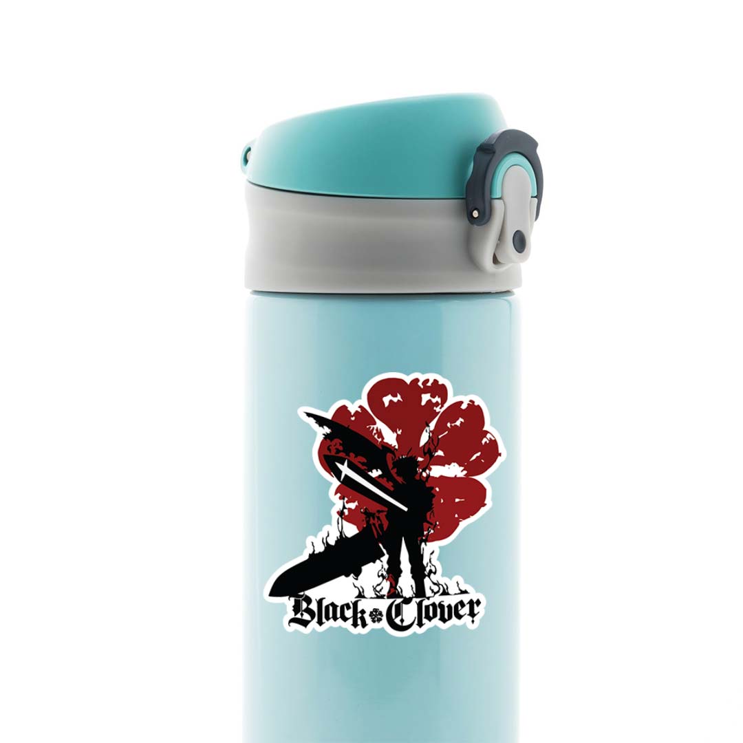 Asta in a demonic silhouette Anime Stickers