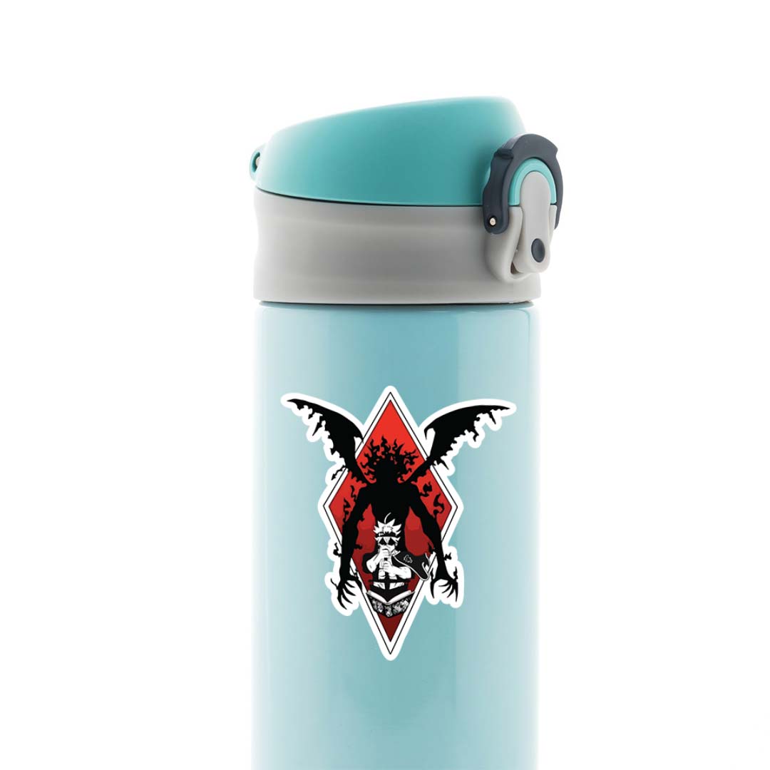 Asta with his devil shadow Anime Stickers