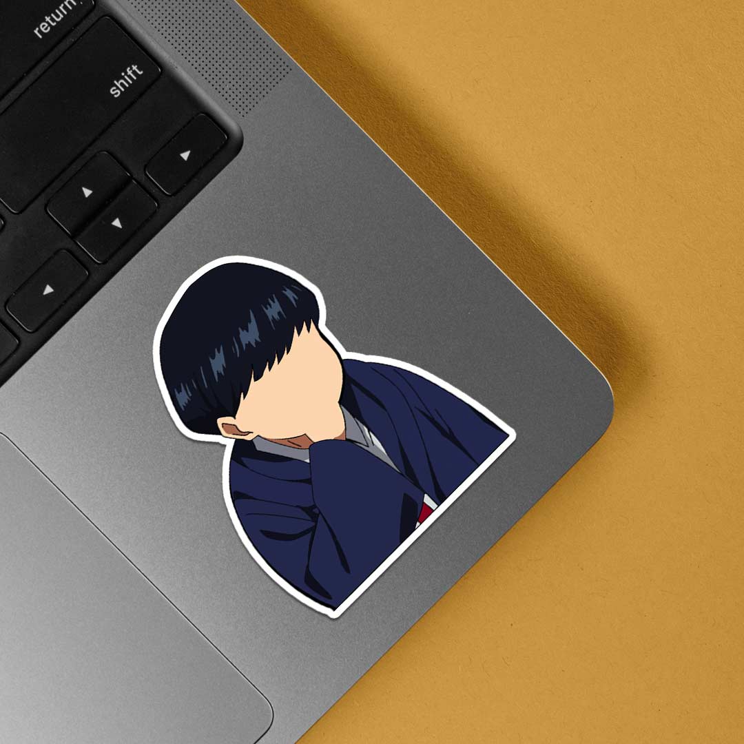 Shigeo Thinking Anime Stickers