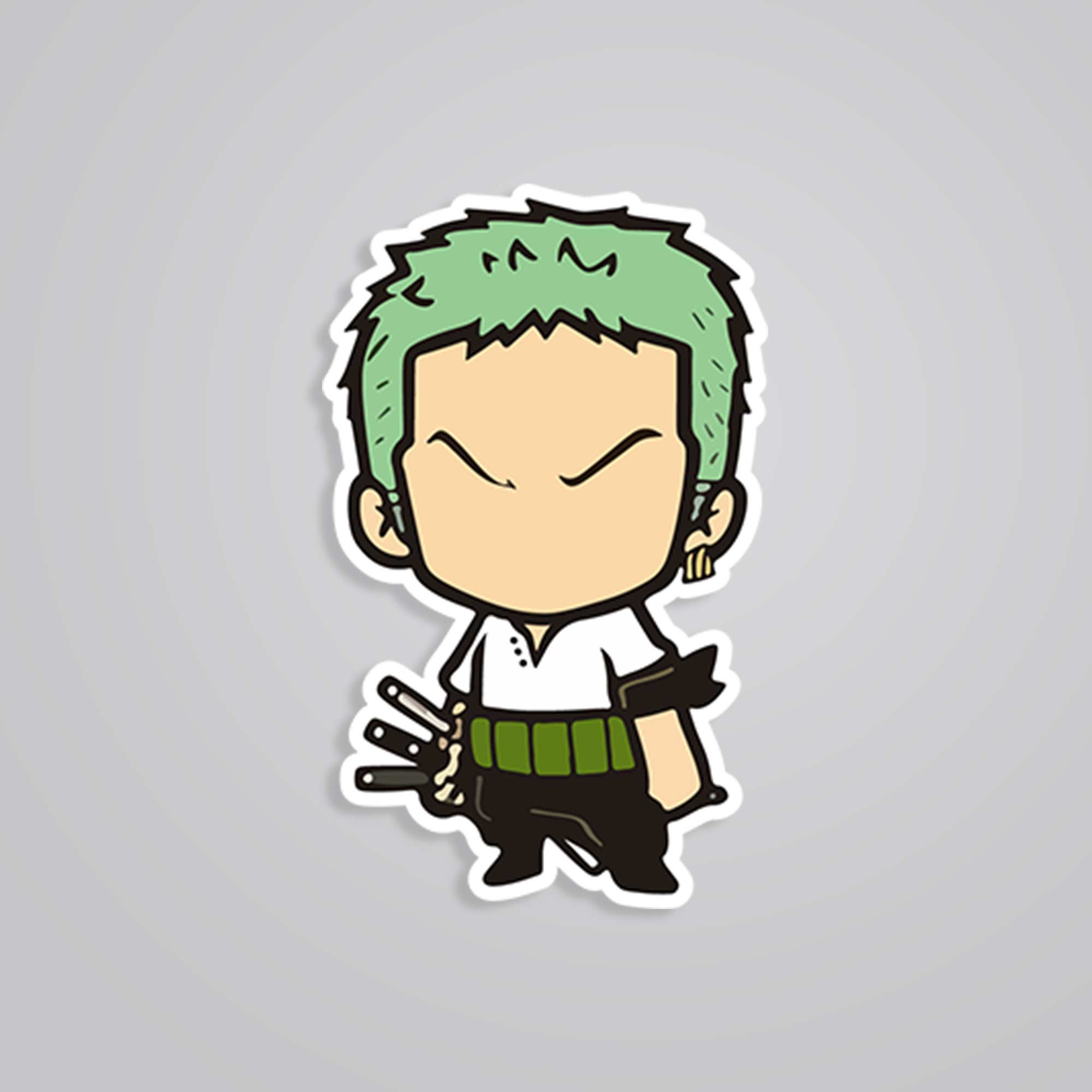Fomo Store Stickers Anime Zoro Chibi