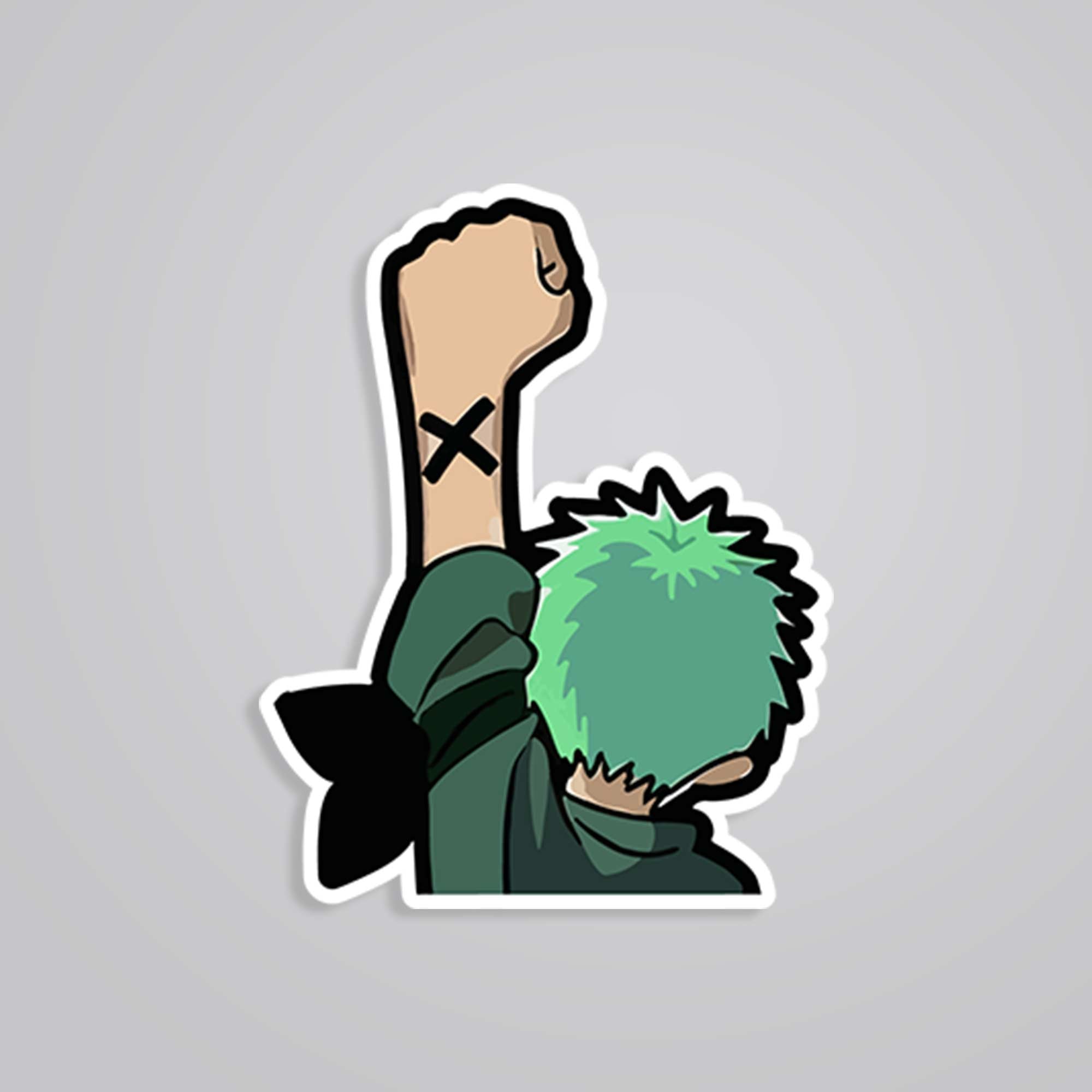 Fomo Store Stickers Anime Roronoa Zoro Pose