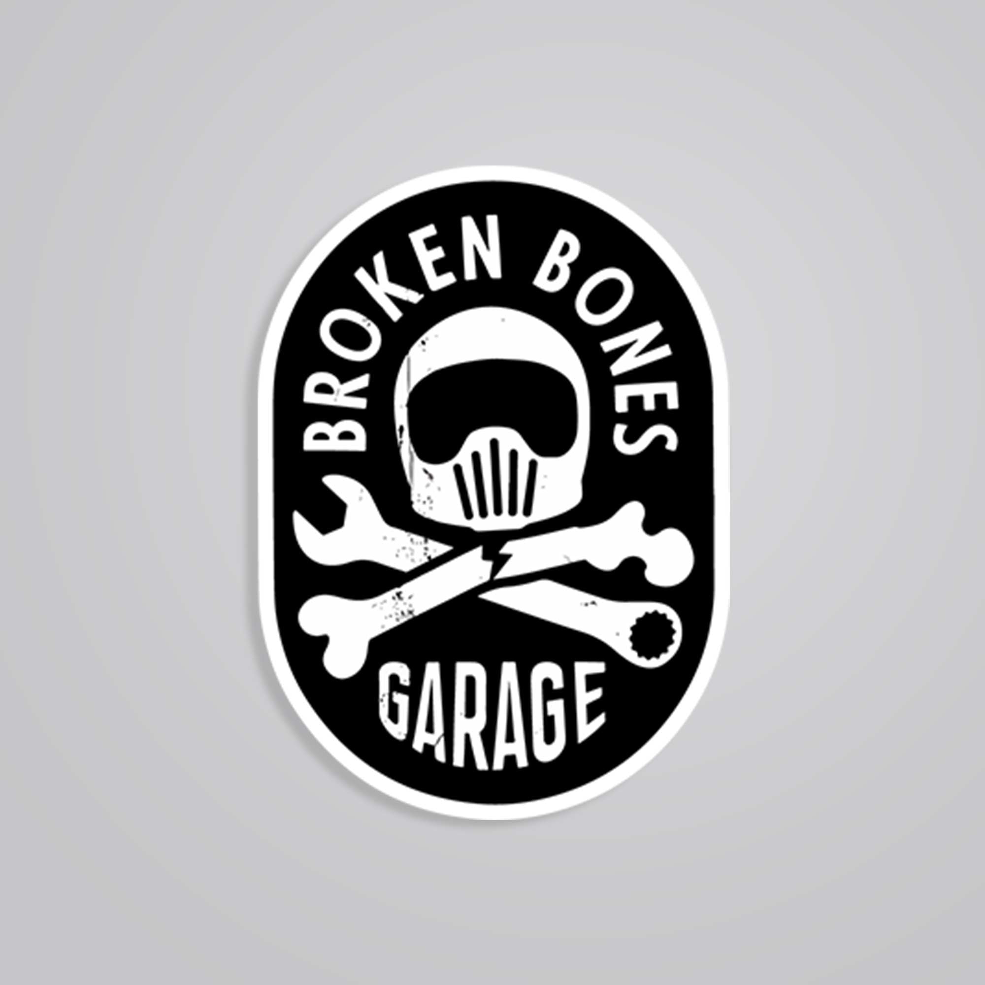 Fomo Store Stickers Cars & Bikes Broken Bones Garage
