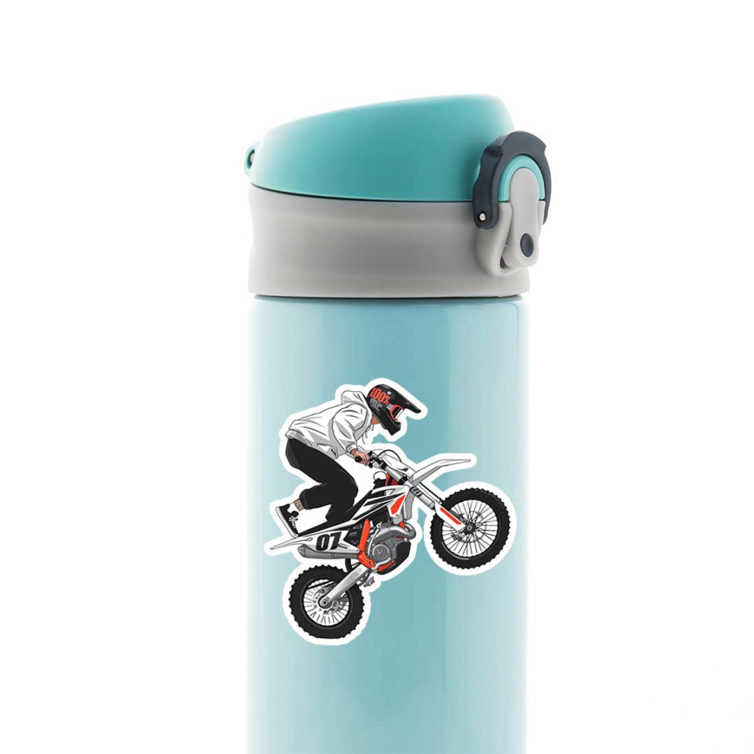 Off-Road Bike Stunt Cars & Bikes Stickers