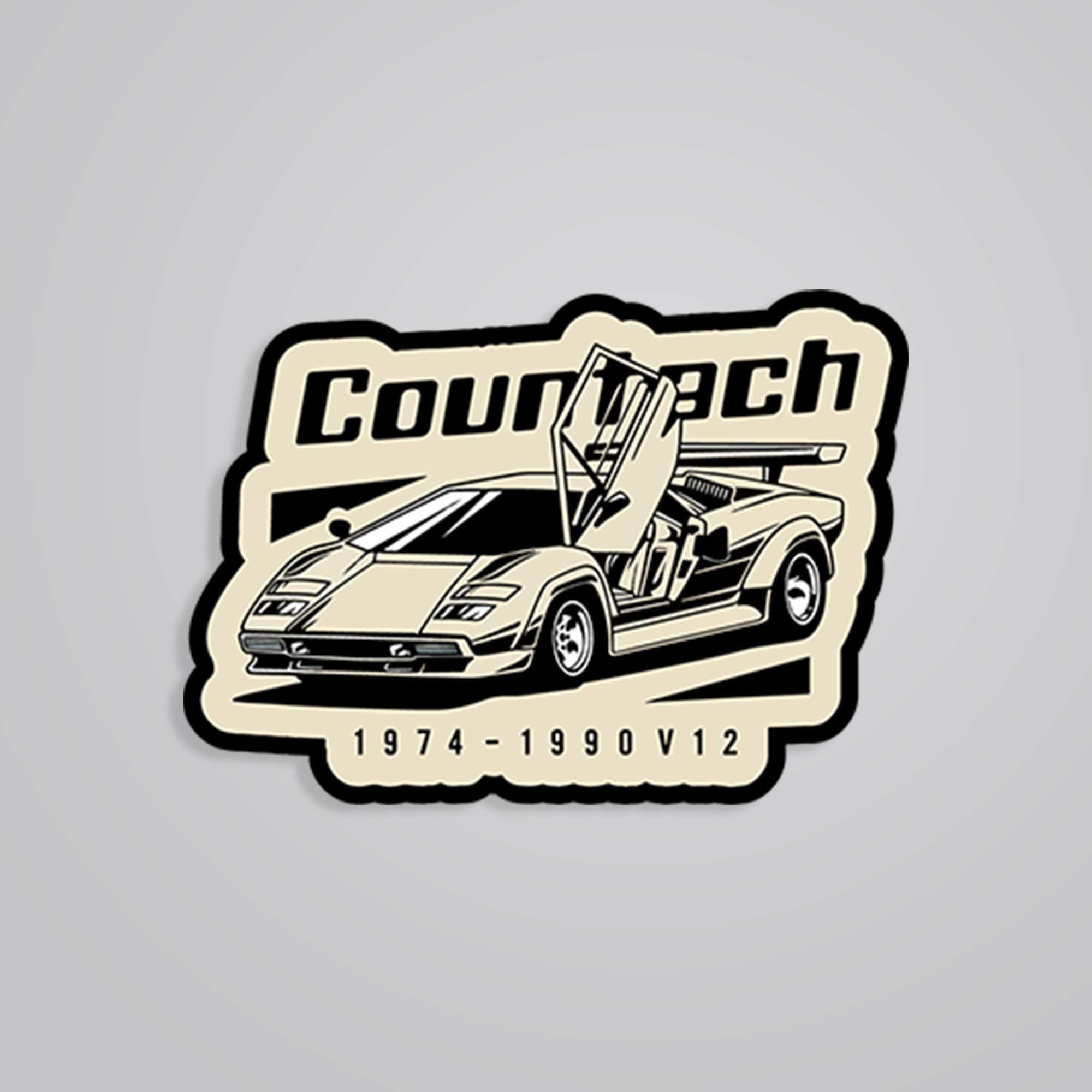 Fomo Store Stickers Cars & Bikes Lamborghini Countach
