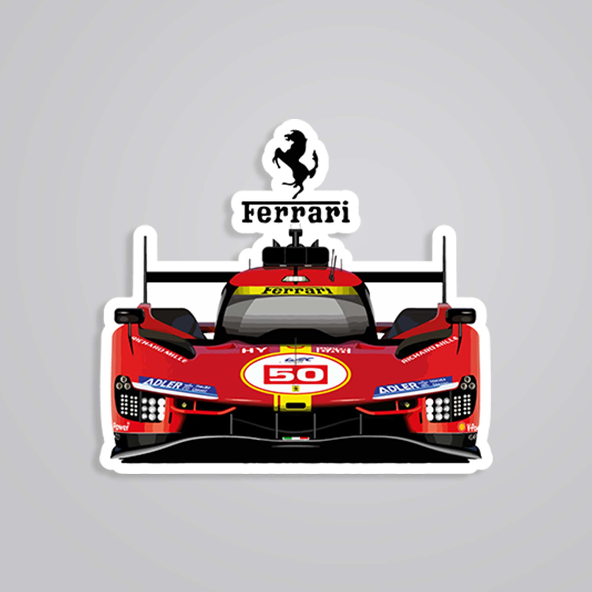 Ferrari Hypercar Cars & Bikes Stickers