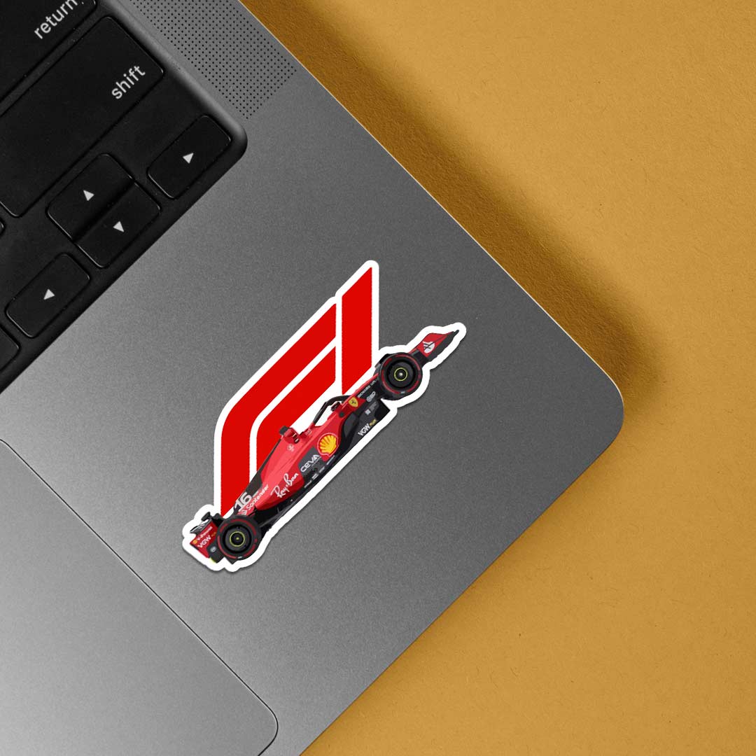 Ferrari Formula Cars & Bikes Stickers