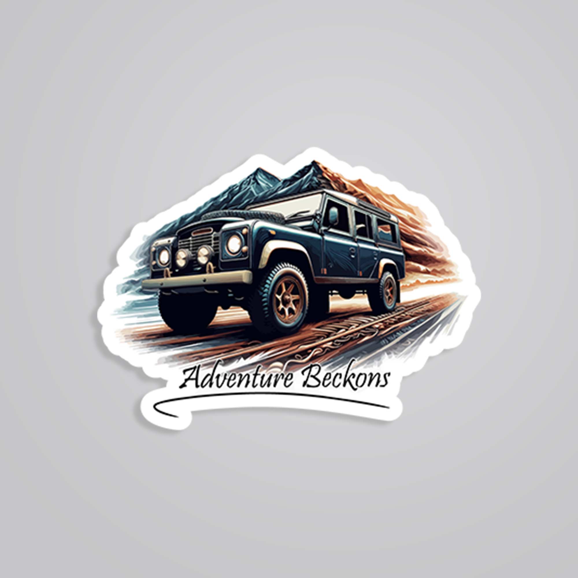 Fomo Store Stickers Cars & Bikes Defender Adventure Beckons