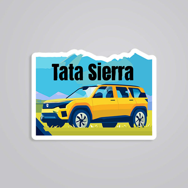 Tata Sticker Tata Sierra Cars & Bikes Stickers
