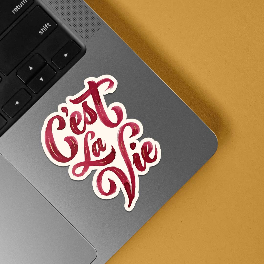 C'est La Vie Casual Stickers