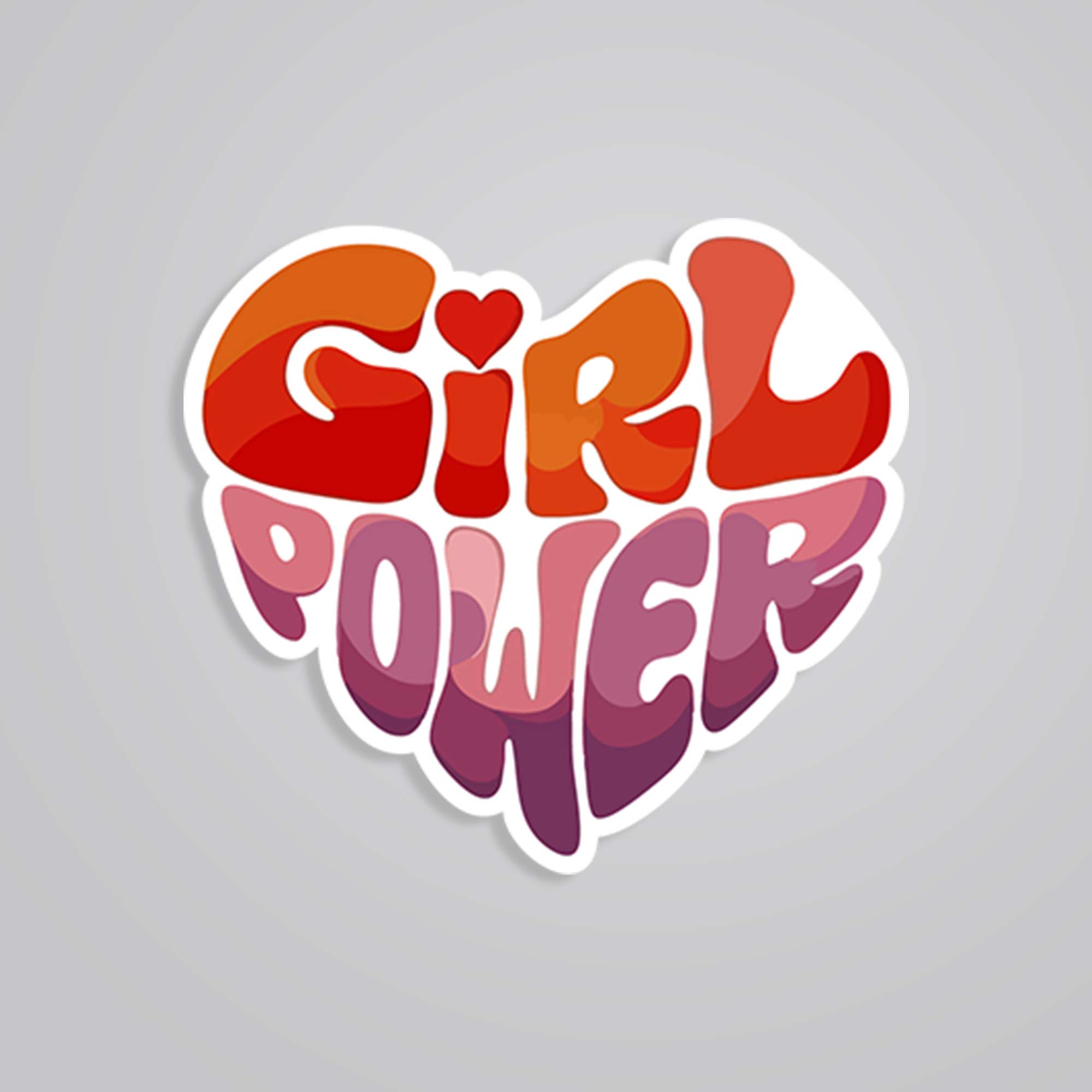 Girl Power Casual Stickers