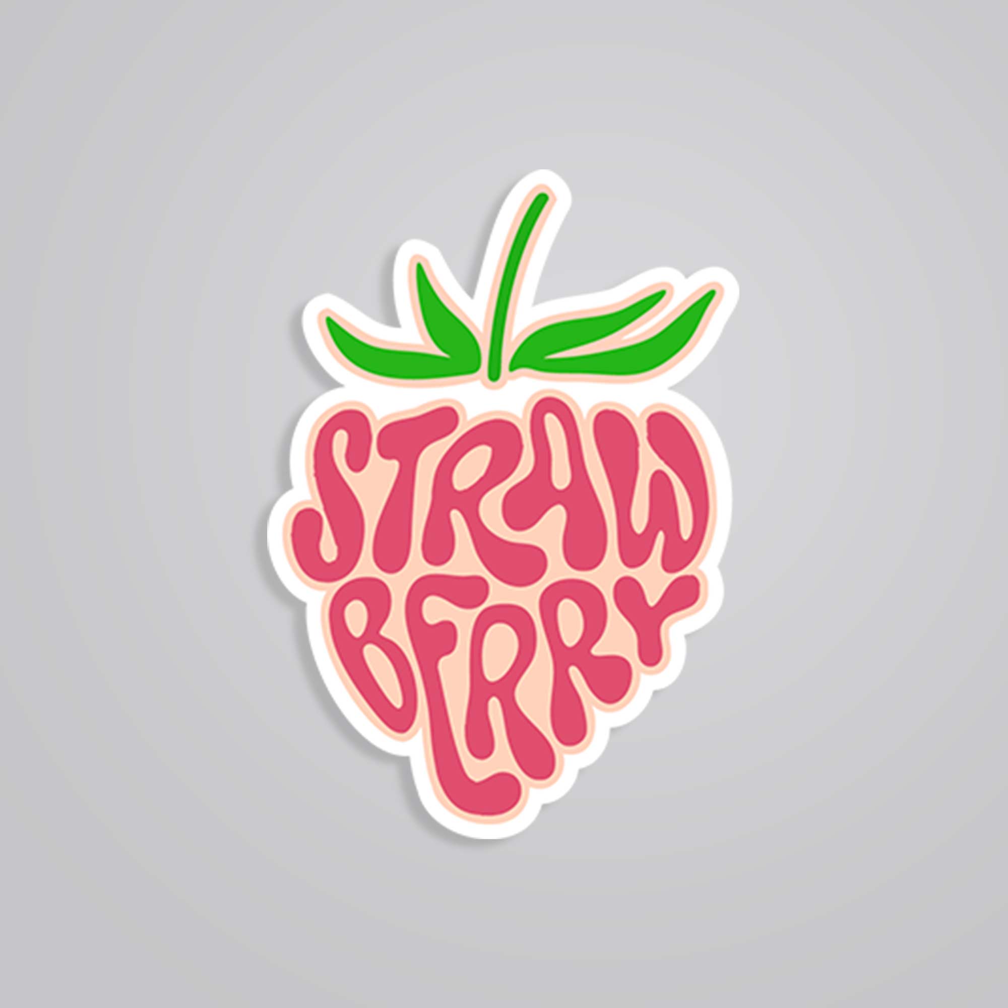 Strawberry Casual Stickers