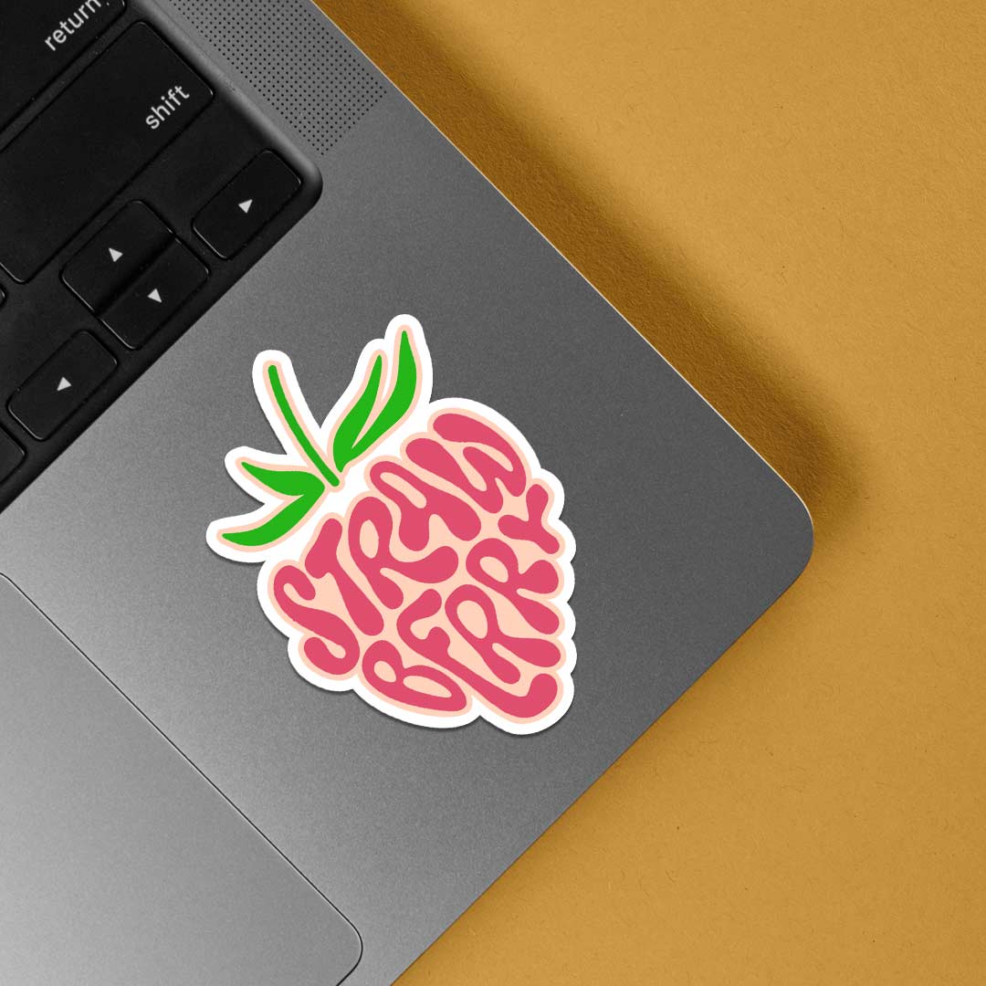 Strawberry Casual Stickers