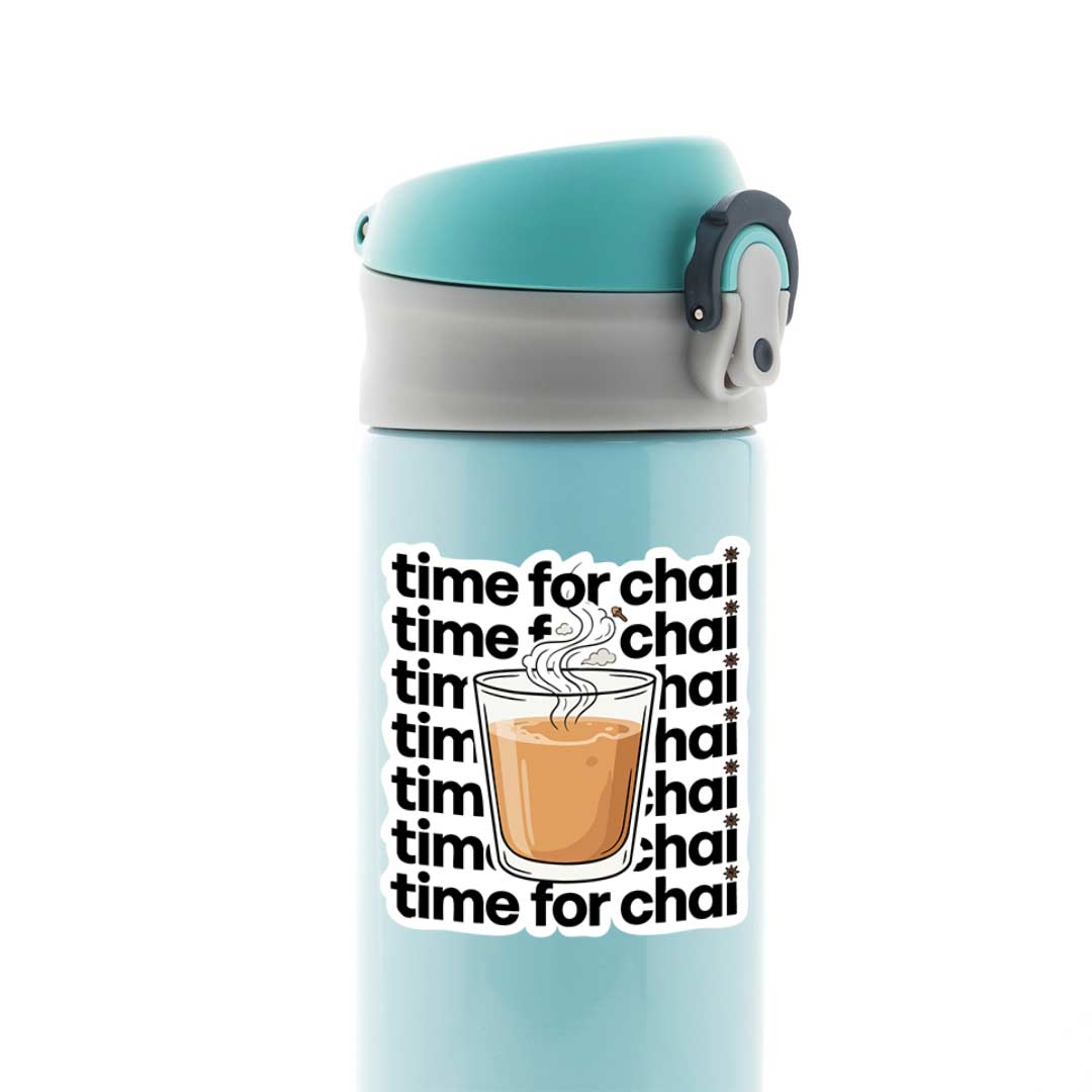 Time for Chai Casual Stickers
