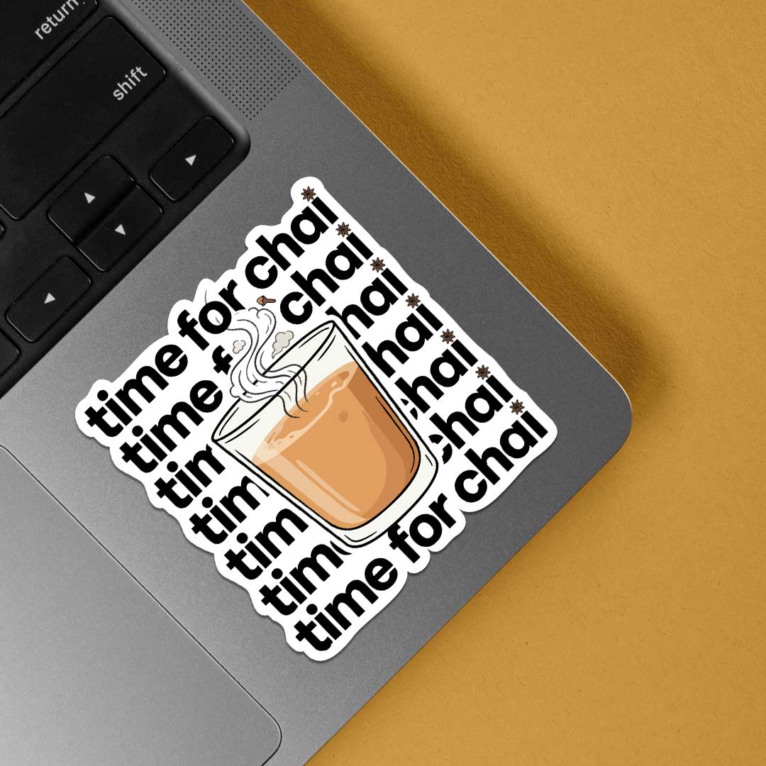 Time for Chai Casual Stickers