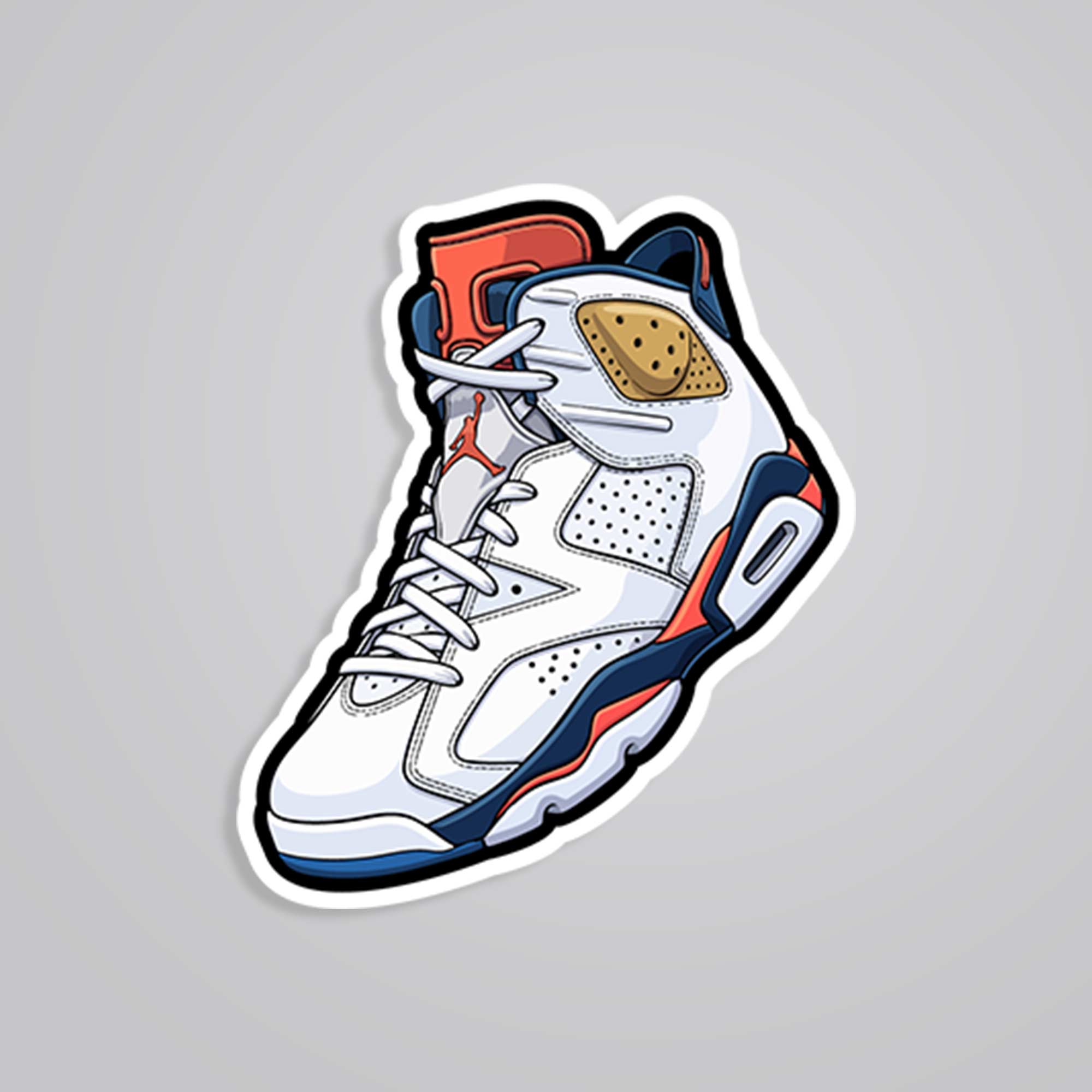Retro Air Jordan Sneaker Casual Stickers