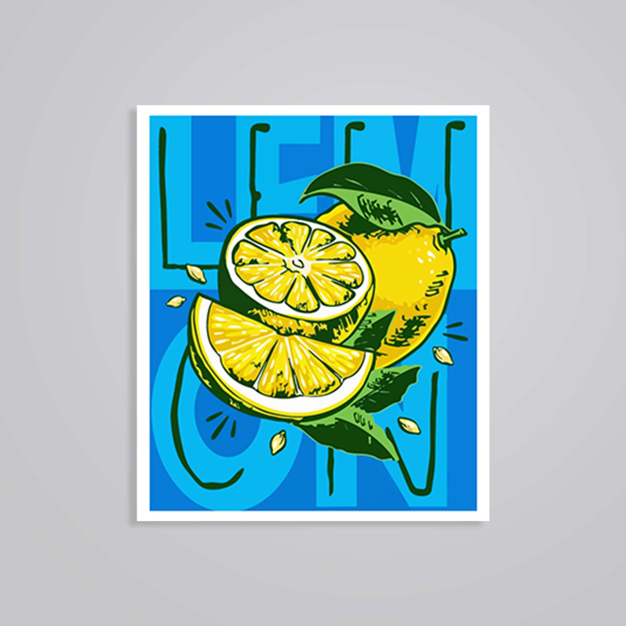 Fresh Lemon Zest Burst Casual Stickers