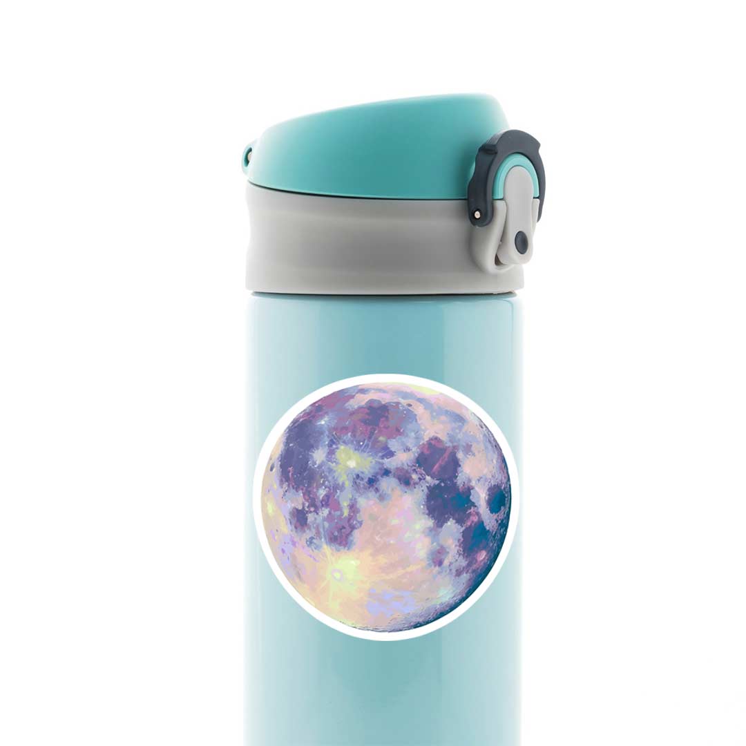 Galactic Moon Casual Stickers