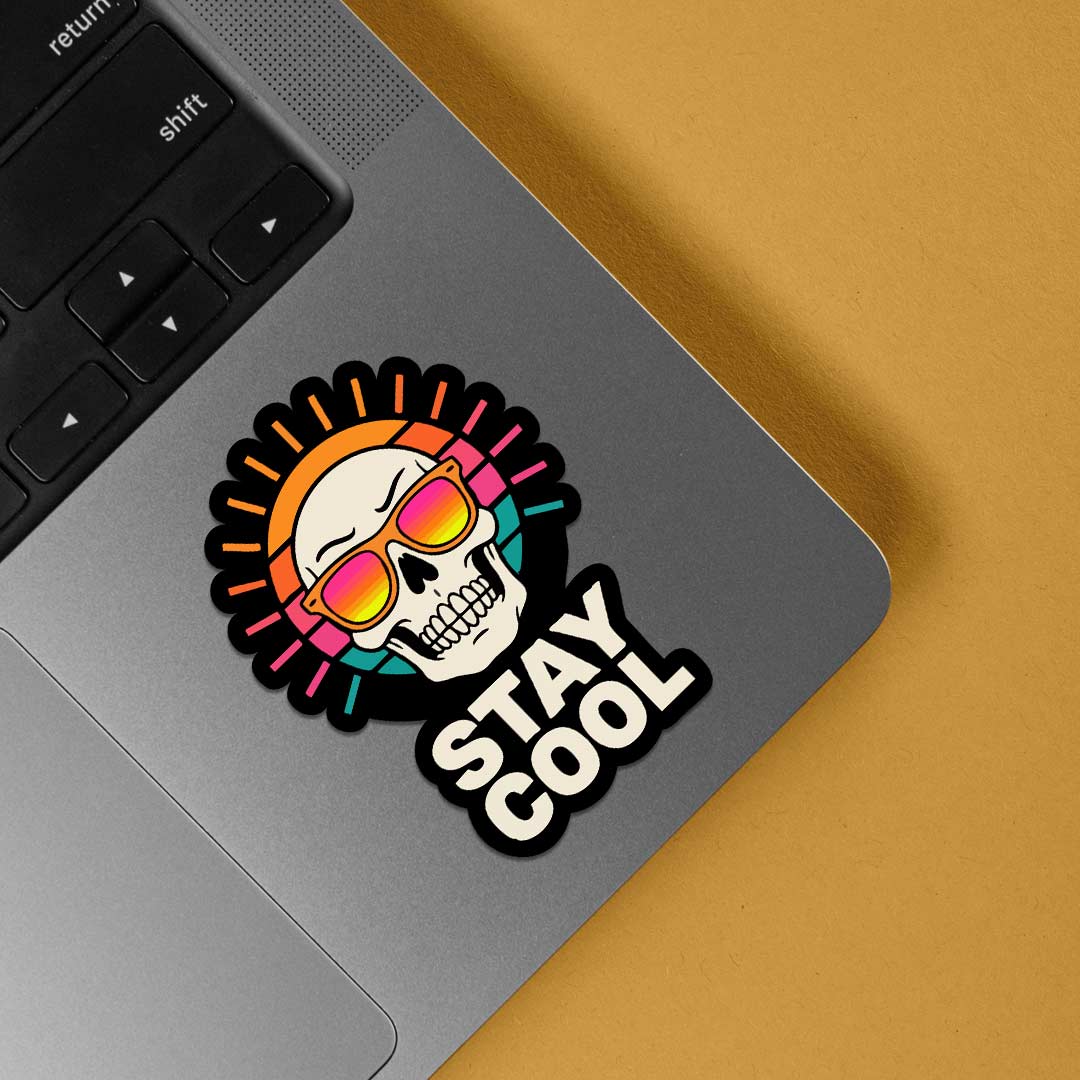 Stay Cool Casual Stickers