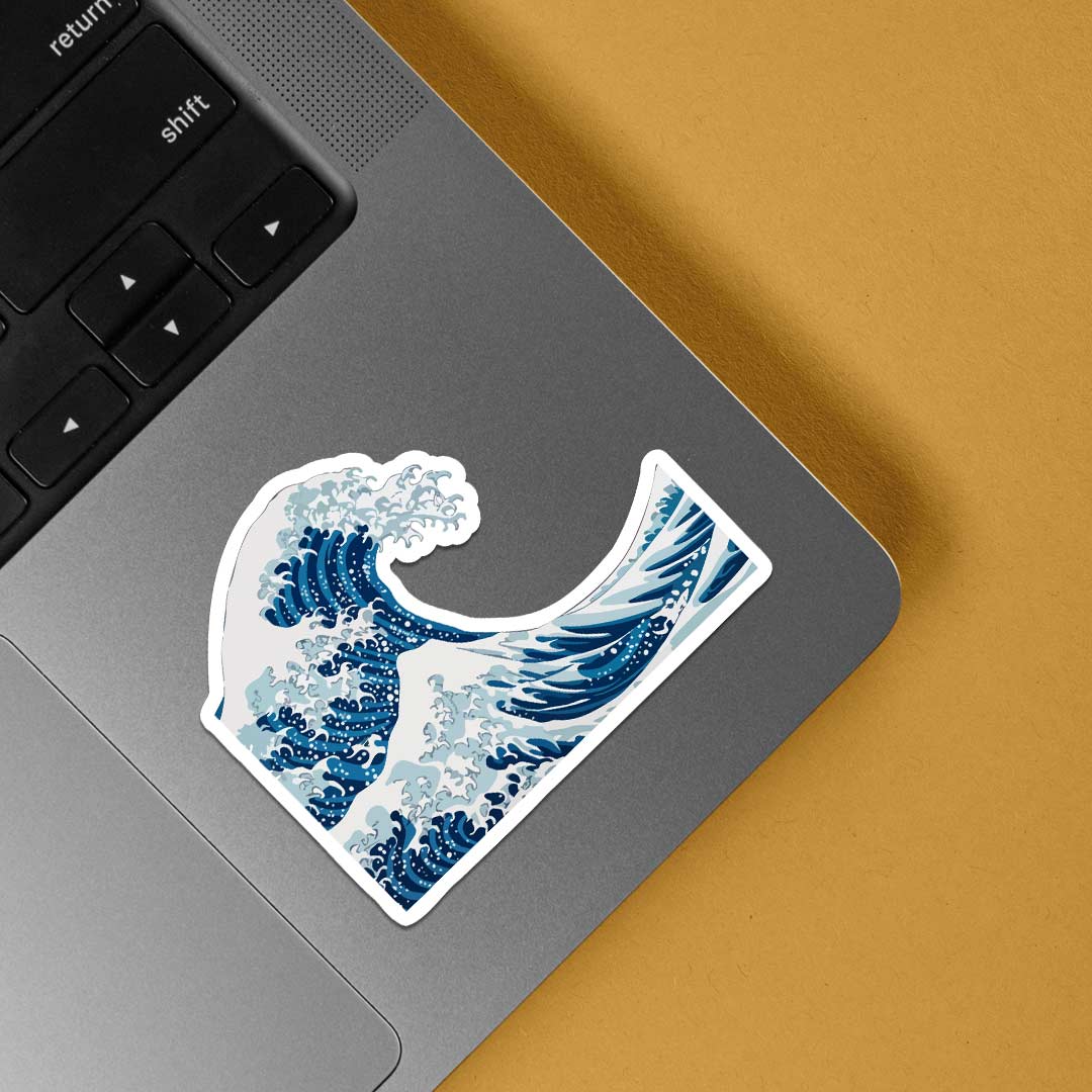 Ocean Wave Power Casual Stickers